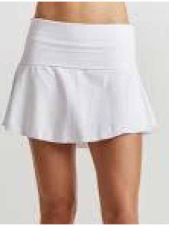 shosho Dresses & Skirts - shosho White Circle Skater Skirt 1083